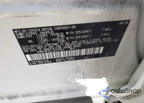 2018 Toyota Rav4 Xle z USA, uszkodzony, nr VIN JTMRFREV0JJ237923
